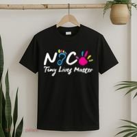 Taking Care Of Tiny Lives Neonatal NICU Nurse Gift TShirt T-Shirt thumb 2
