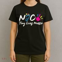 Taking Care Of Tiny Lives Neonatal NICU Nurse Gift TShirt T-Shirt thumb 4