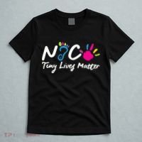 Taking Care Of Tiny Lives Neonatal NICU Nurse Gift TShirt T-Shirt thumb 5