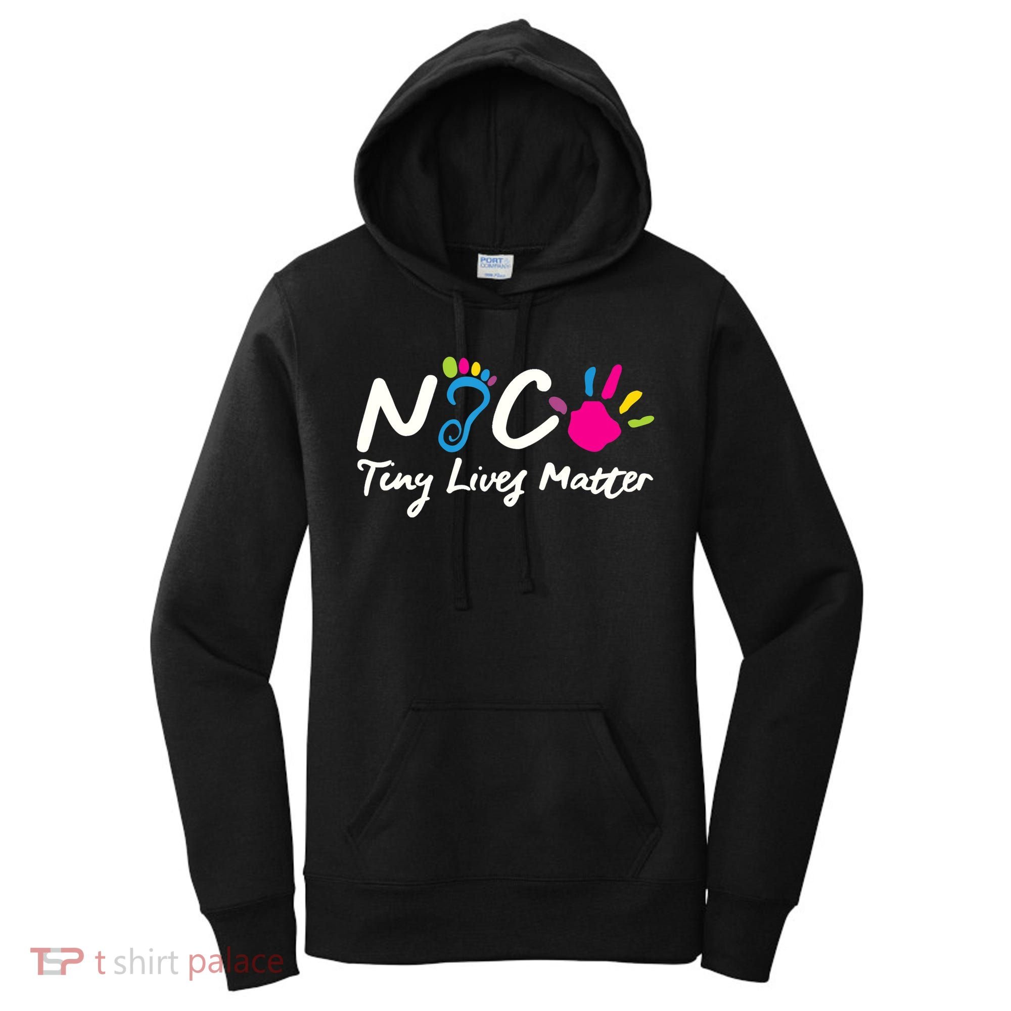 Taking Care Of Tiny Lives Neonatal NICU Nurse Gift TShirt Women's Hoodie