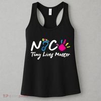 Taking Care Of Tiny Lives Neonatal NICU Nurse Gift TShirt Women's Tank Top thumb 3