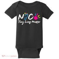 Taking Care Of Tiny Lives Neonatal NICU Nurse Gift TShirt Baby Bodysuit thumb 0