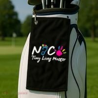 Taking Care Of Tiny Lives Neonatal NICU Nurse Gift TShirt Golf Towel thumb 2