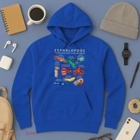 The Cephalopod: Octopus, Squid, Cuttlefish, And Nautilus Hoodie thumb 3