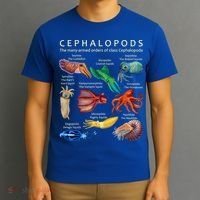 The Cephalopod: Octopus, Squid, Cuttlefish, And Nautilus T-Shirt thumb 3