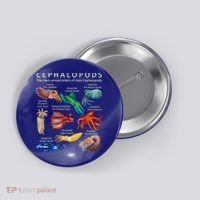 The Cephalopod: Octopus, Squid, Cuttlefish, And Nautilus Button thumb 0