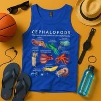 The Cephalopod: Octopus, Squid, Cuttlefish, And Nautilus Tank Top thumb 4
