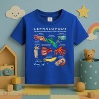 The Cephalopod: Octopus, Squid, Cuttlefish, And Nautilus Toddler T-Shirt thumb 3