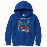 The Cephalopod: Octopus, Squid, Cuttlefish, And Nautilus Kids Hoodie thumb 0