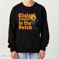 The Coolest Pumpkin In The Patch Kids Pumpkin Halloween Women's Sweatshirt thumb 0