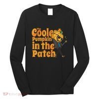 The Coolest Pumpkin In The Patch Kids Pumpkin Halloween Long Sleeve Shirt thumb 0