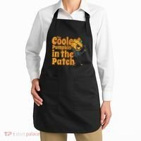 The Coolest Pumpkin In The Patch Kids Pumpkin Halloween Apron thumb 2