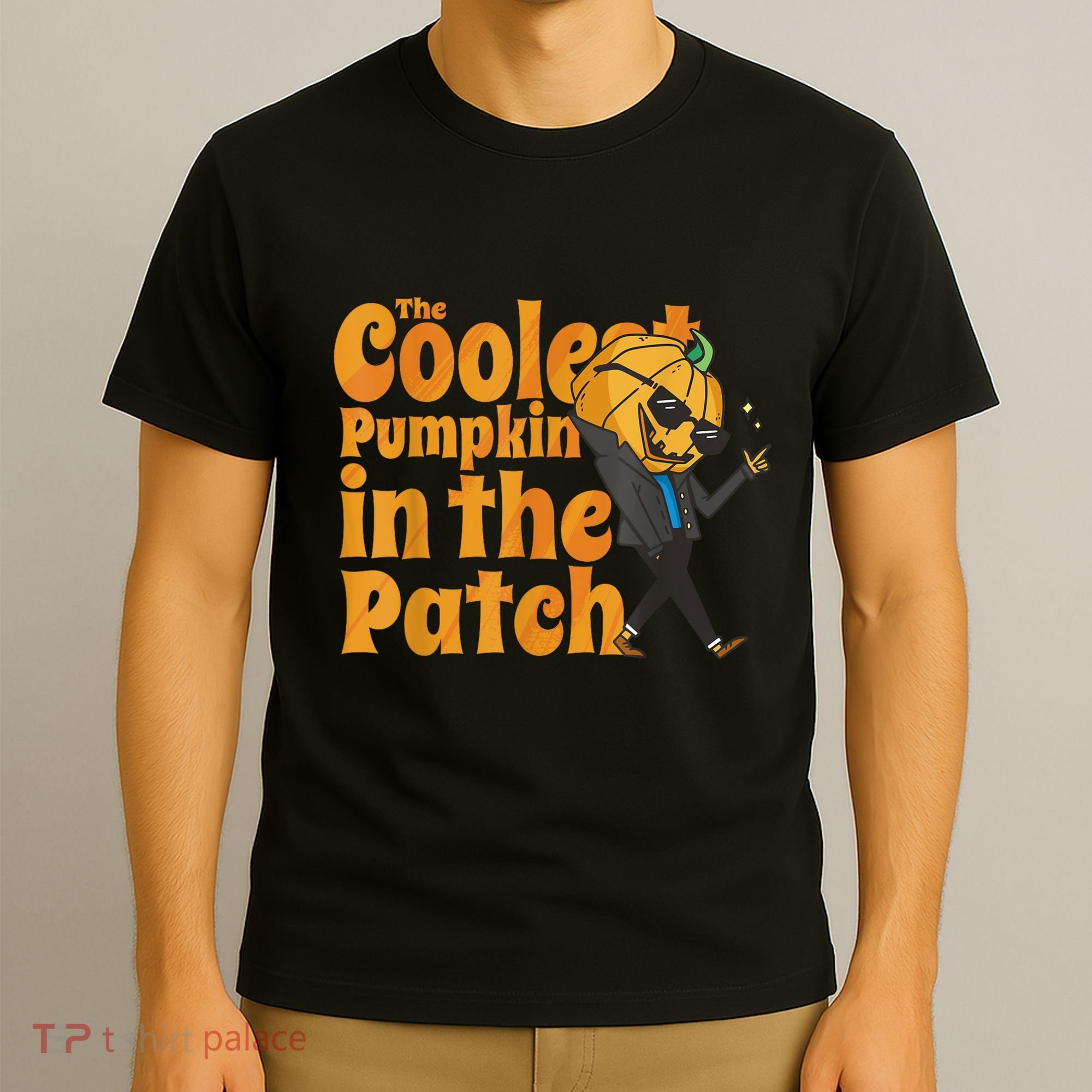 The Coolest Pumpkin In The Patch Kids Pumpkin Halloween T-Shirt