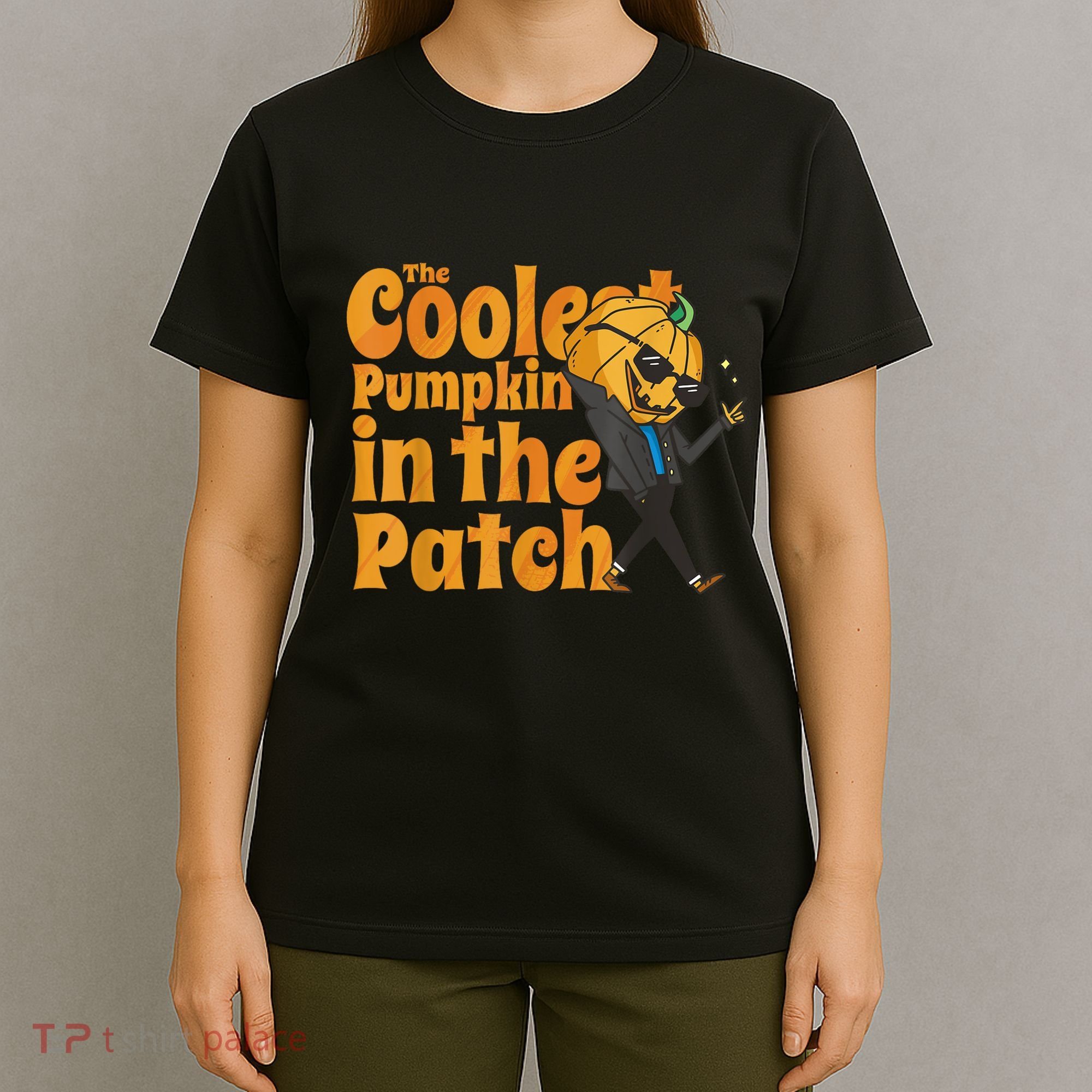 The Coolest Pumpkin In The Patch Kids Pumpkin Halloween T-Shirt