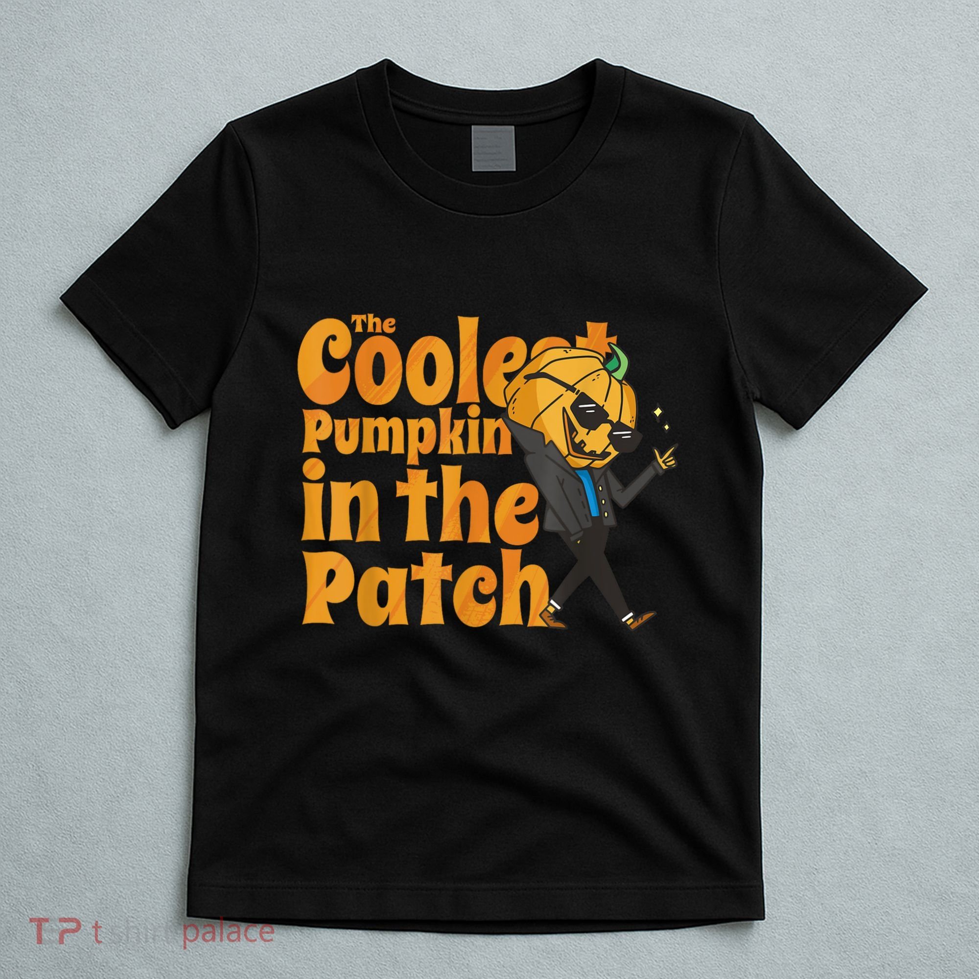 The Coolest Pumpkin In The Patch Kids Pumpkin Halloween T-Shirt