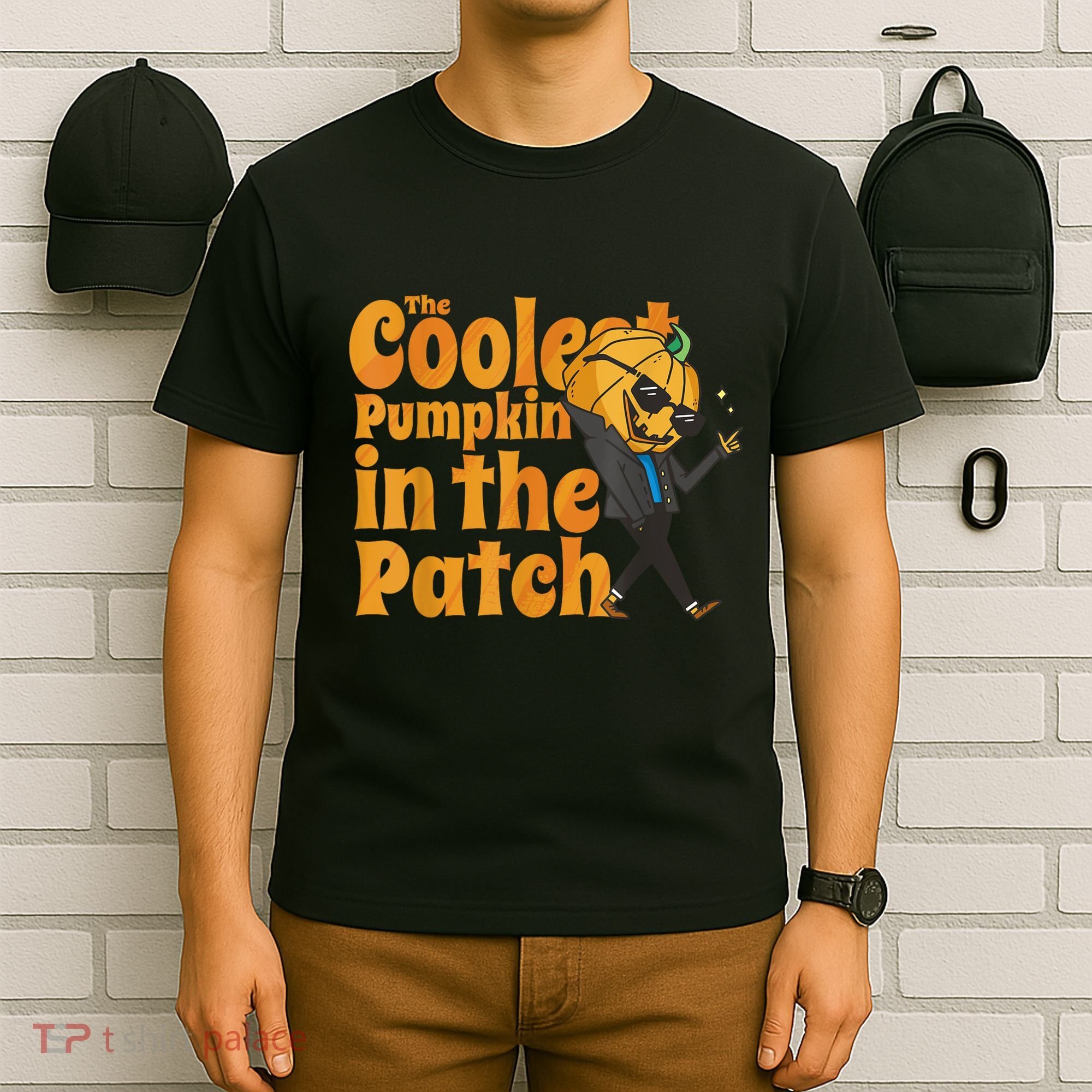 The Coolest Pumpkin In The Patch Kids Pumpkin Halloween T-Shirt