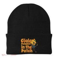 The Coolest Pumpkin In The Patch Kids Pumpkin Halloween Beanie thumb 0