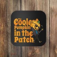 The Coolest Pumpkin In The Patch Kids Pumpkin Halloween Coaster thumb 0
