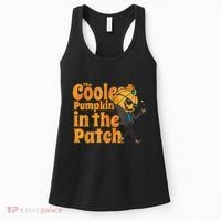 The Coolest Pumpkin In The Patch Kids Pumpkin Halloween Women's Tank Top thumb 0