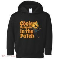 The Coolest Pumpkin In The Patch Kids Pumpkin Halloween Toddler Hoodie thumb 0