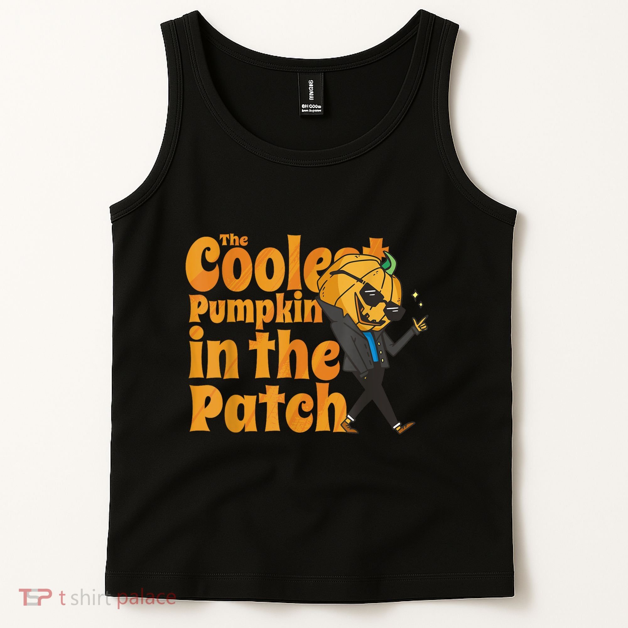The Coolest Pumpkin In The Patch Kids Pumpkin Halloween Tank Top