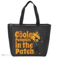 The Coolest Pumpkin In The Patch Kids Pumpkin Halloween Tote Bag thumb 0
