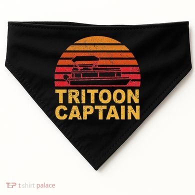 Tritoon Captain Pontoon Captain Tri Toon Boating USA-Made Doggie Bandana