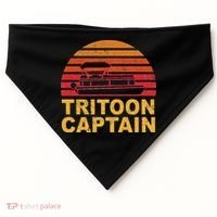 Tritoon Captain Pontoon Captain Tri Toon Boating USA-Made Doggie Bandana thumb 0