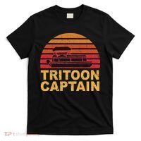 Tritoon Captain Pontoon Captain Tri Toon Boating T-Shirt thumb 0