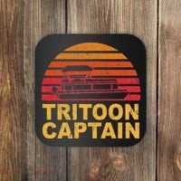 Tritoon Captain Pontoon Captain Tri Toon Boating Coaster thumb 0