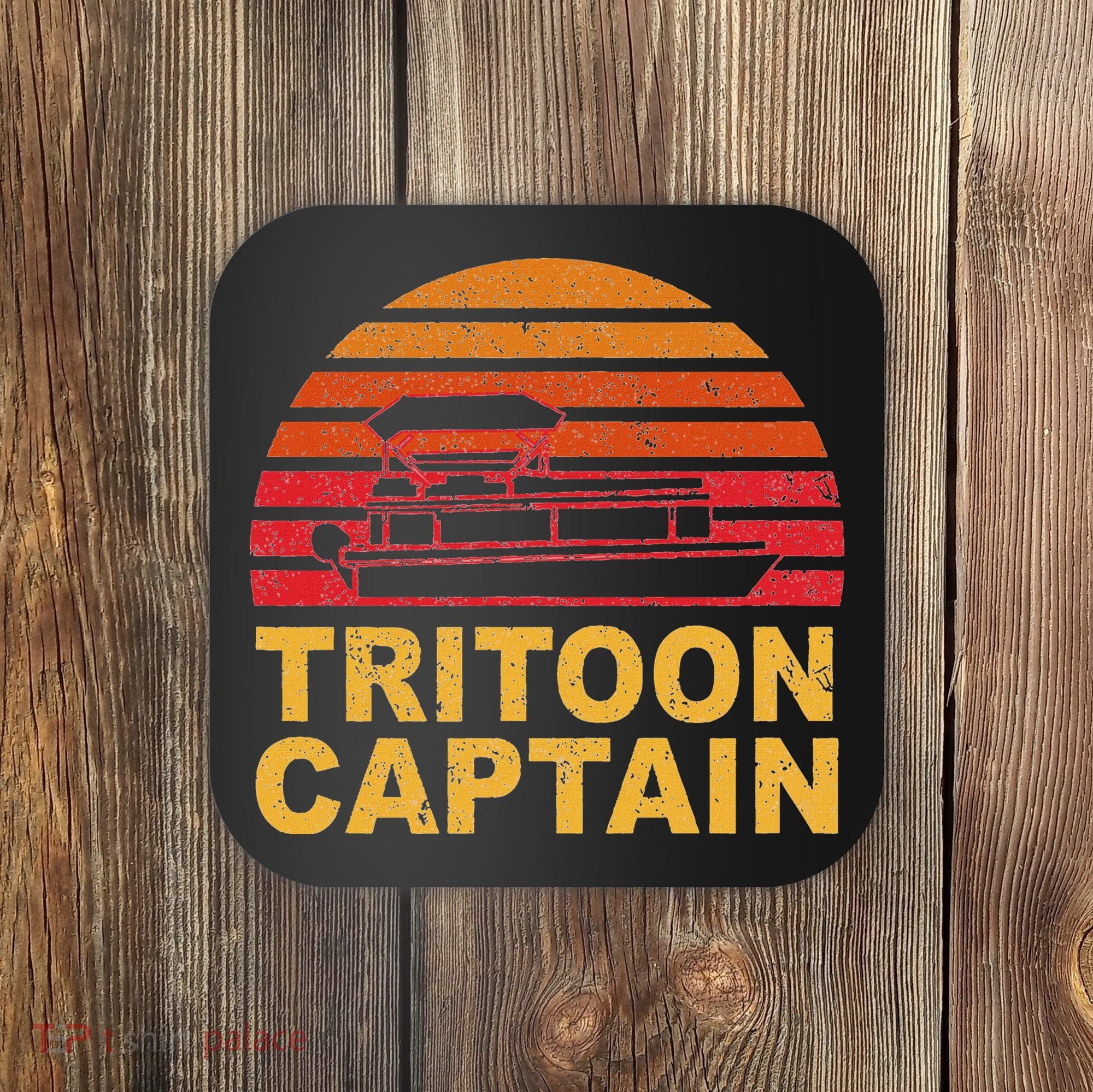 Tritoon Captain Pontoon Captain Tri Toon Boating Coaster