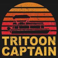 Tritoon Captain Pontoon Captain Tri Toon Boating Pajama Set thumb 2
