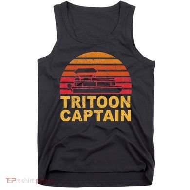 Tritoon Captain Pontoon Captain Tri Toon Boating Tank Top