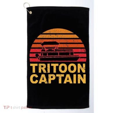 Tritoon Captain Pontoon Captain Tri Toon Boating Golf Towel
