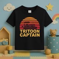 Tritoon Captain Pontoon Captain Tri Toon Boating Toddler T-Shirt thumb 3