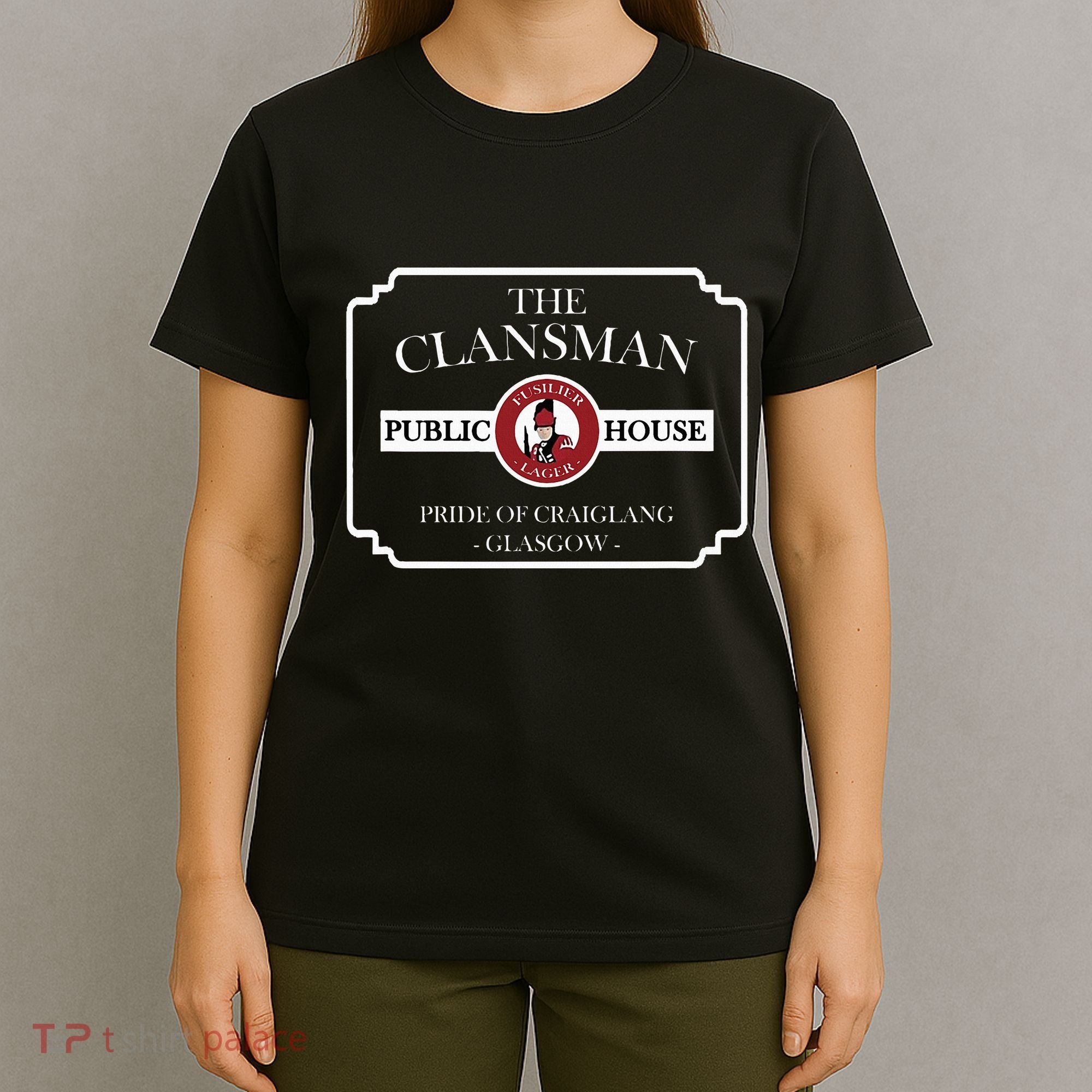 The Clansman Public House Funny Scottish T-Shirt