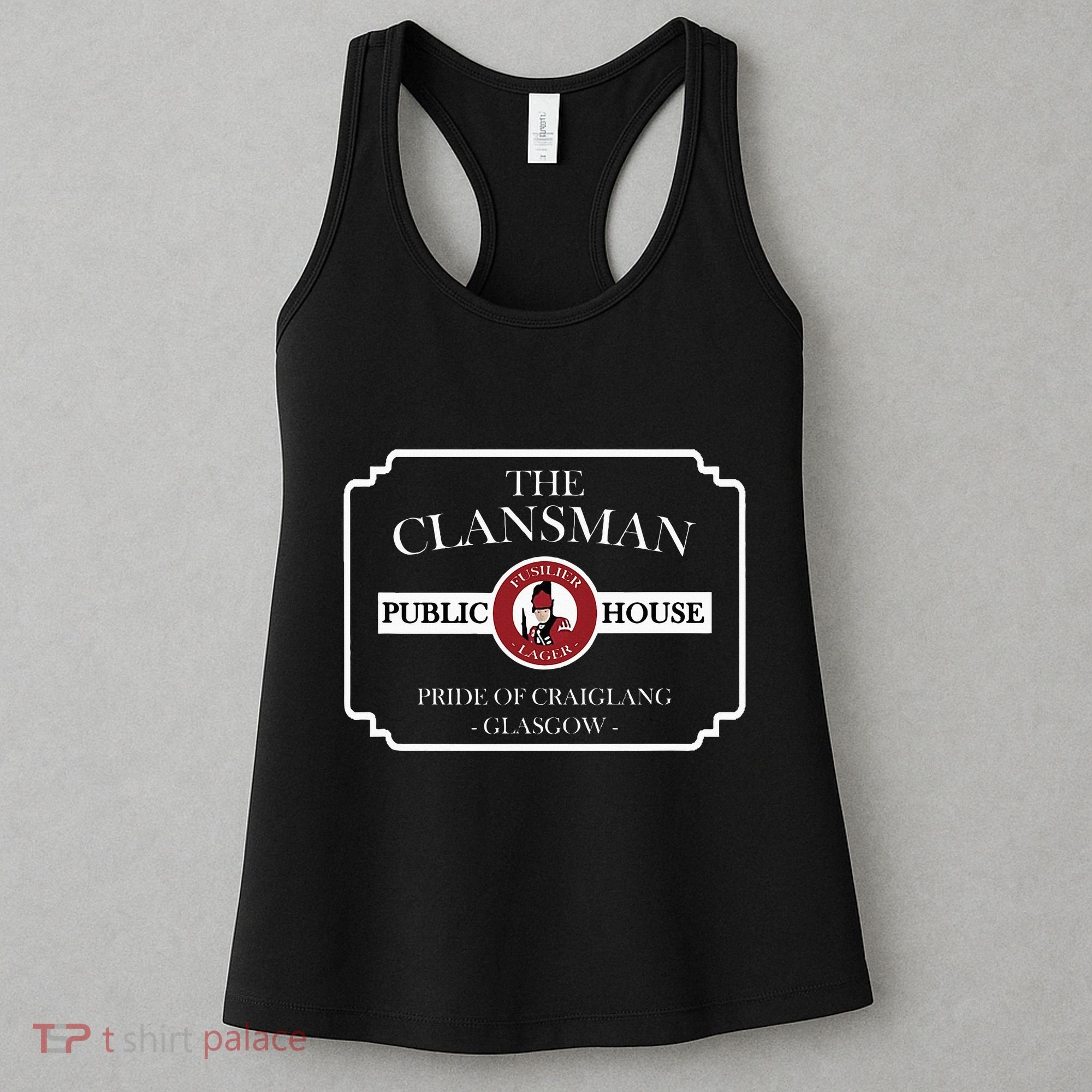 The Clansman Public House Funny Scottish Women's Tank Top