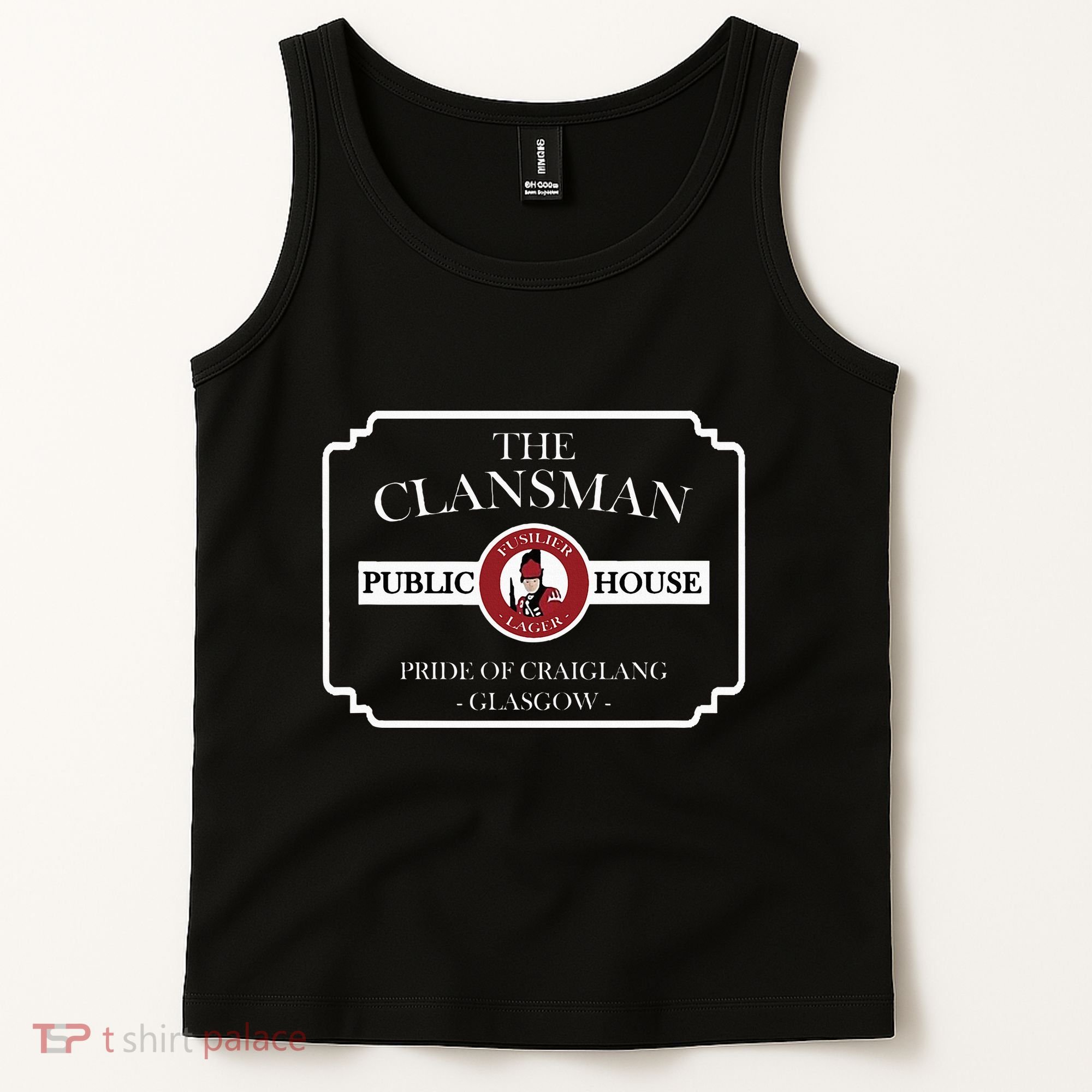 The Clansman Public House Funny Scottish Tank Top