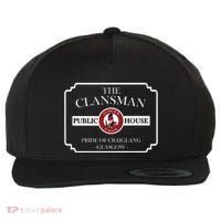The Clansman Public House Funny Scottish Wool Snapback Cap thumb 0