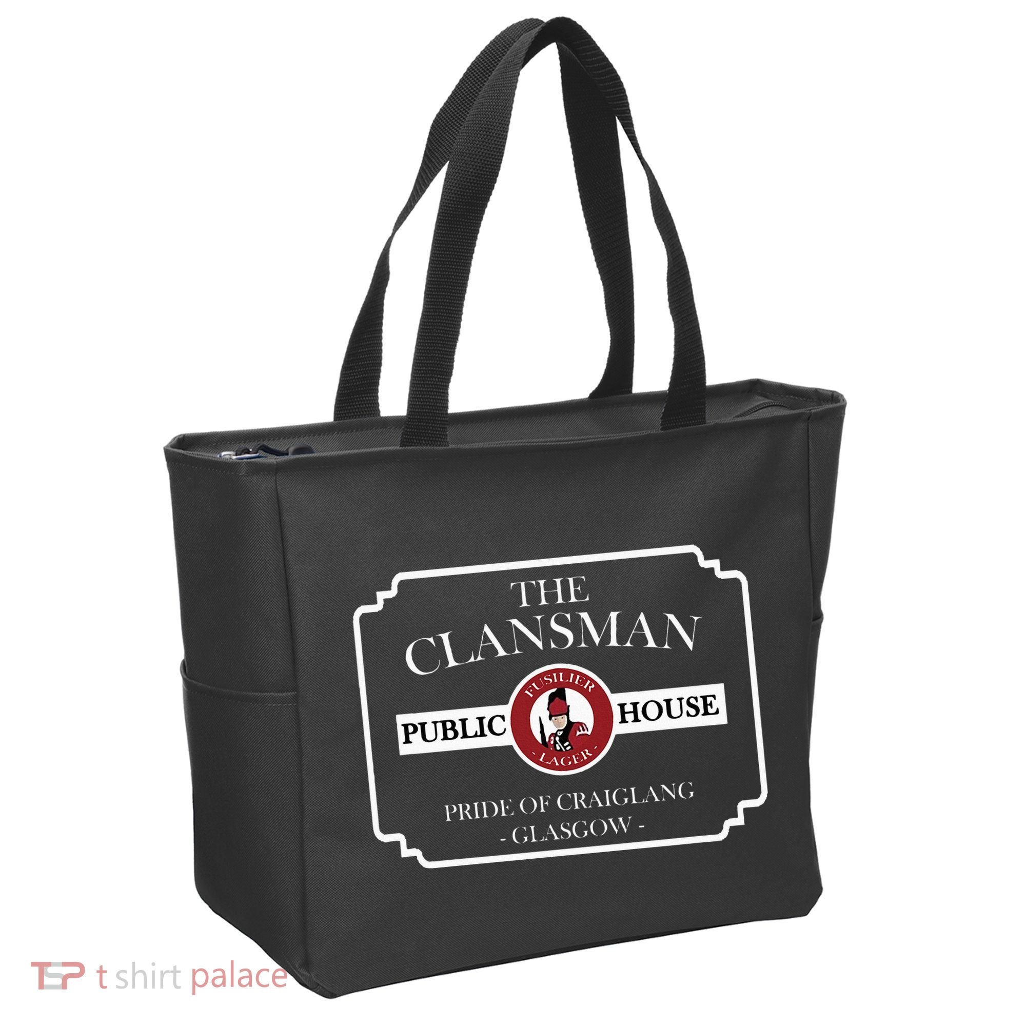 The Clansman Public House Funny Scottish Tote Bag