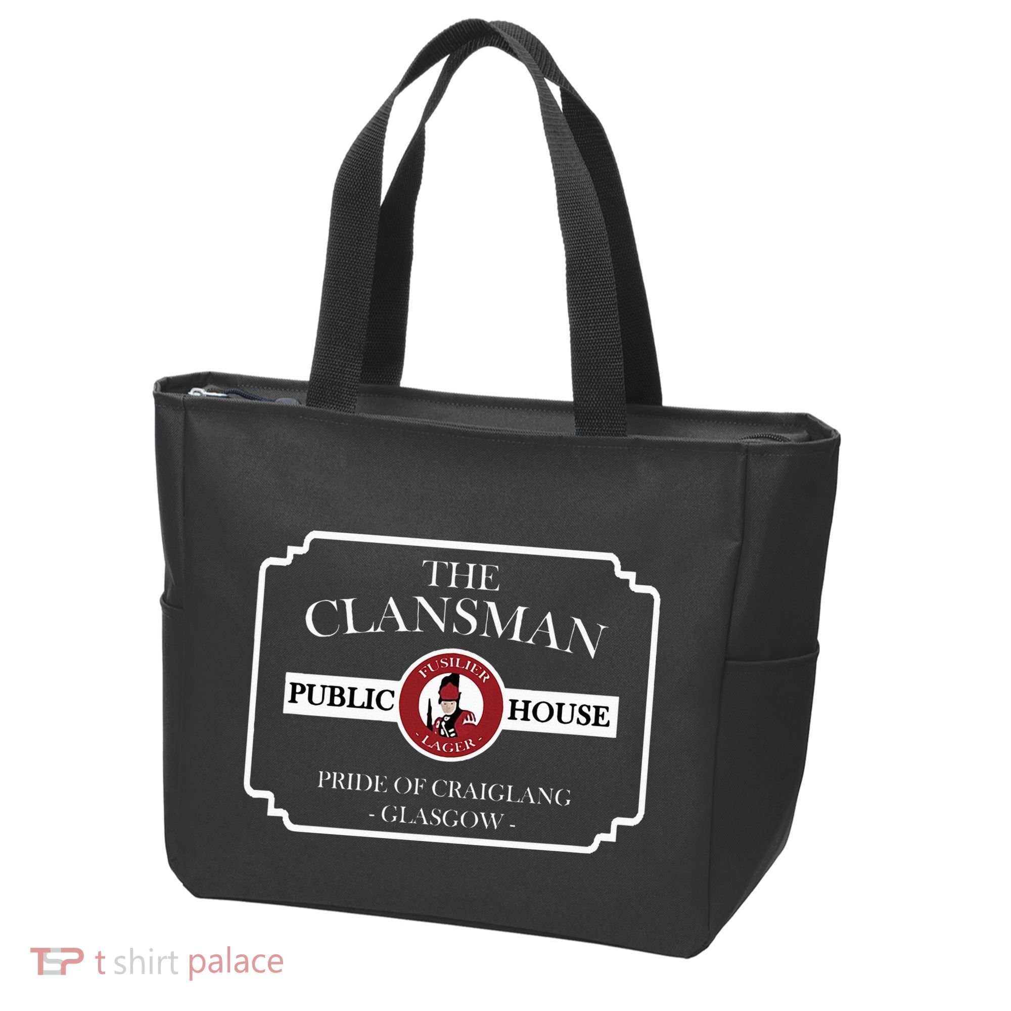 The Clansman Public House Funny Scottish Tote Bag