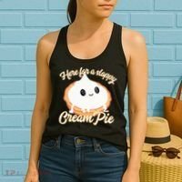 Thanksgiving Cream Pie Here For The Sloppy Creampie Women's Tank Top thumb 2