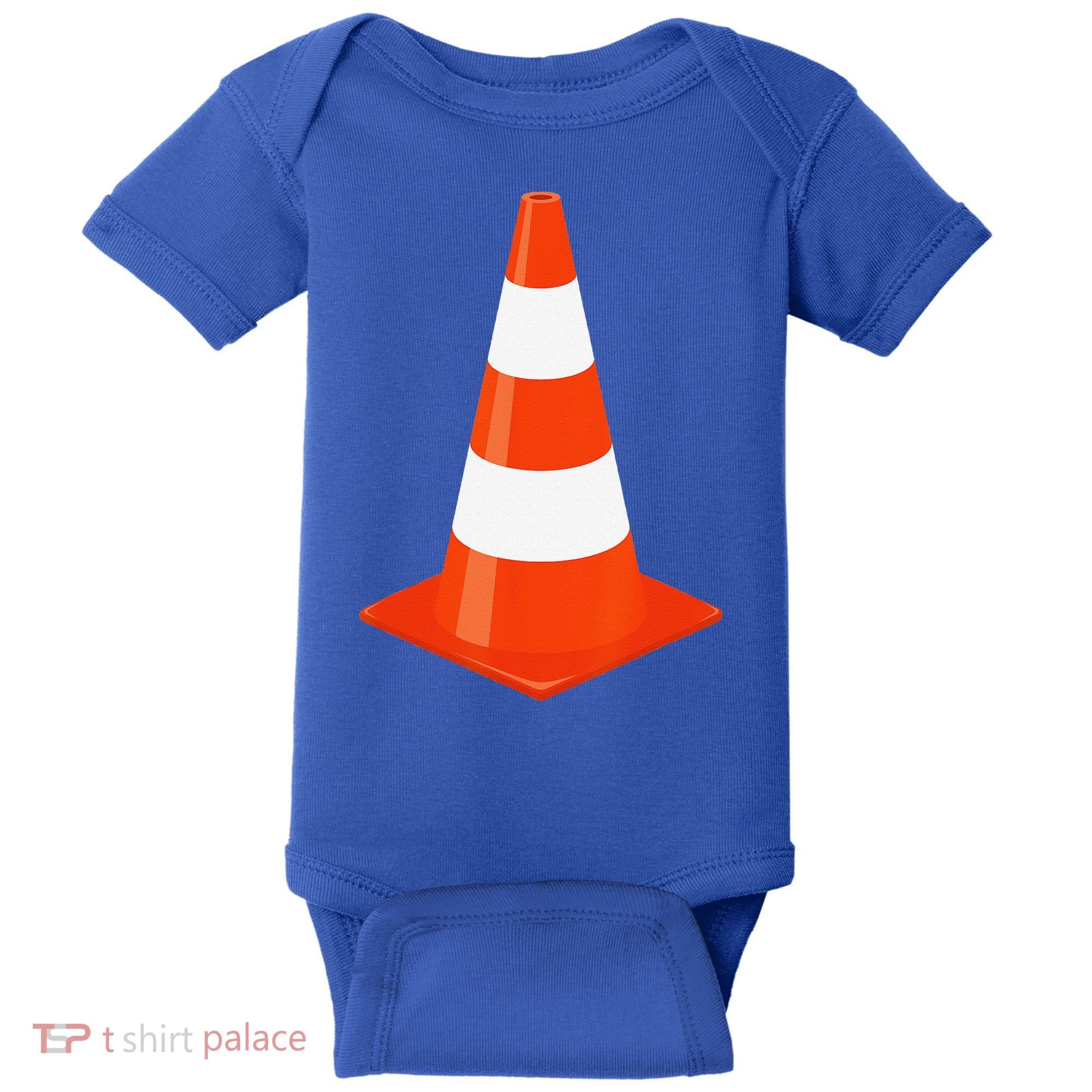 Traffic Cone Parking For Funny Halloween Costume Baby Bodysuit