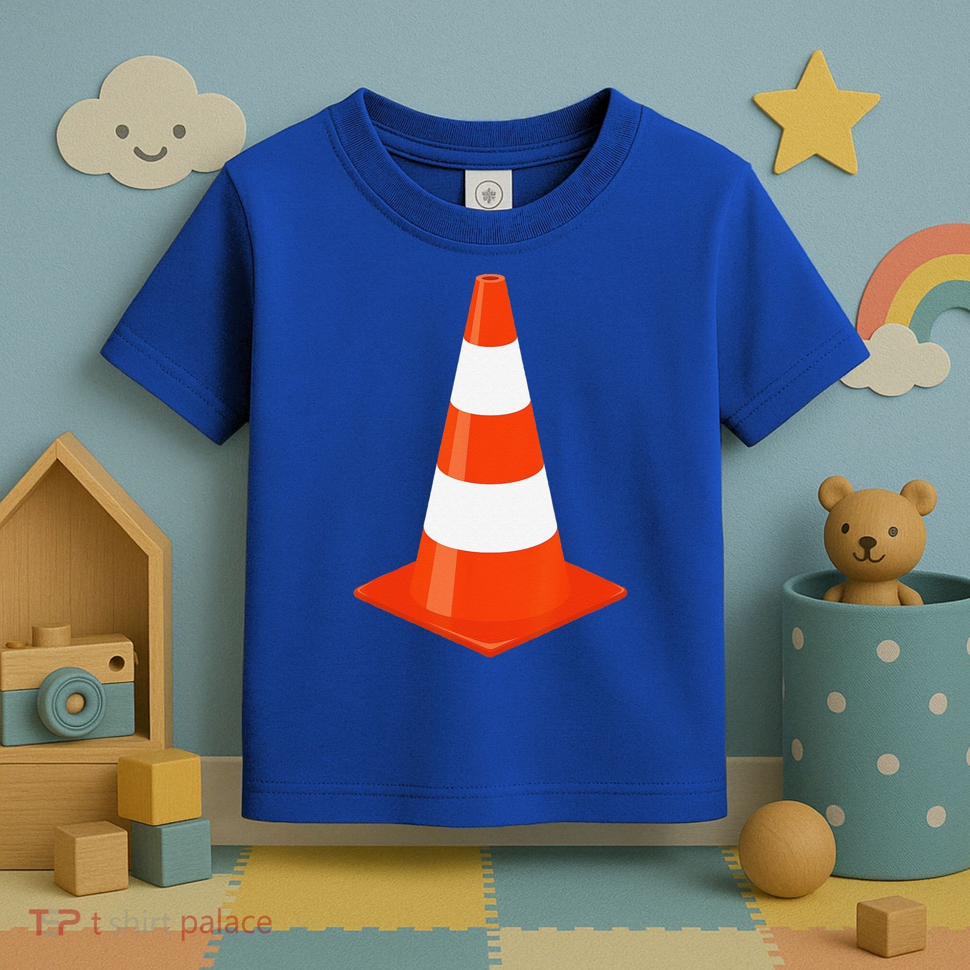 Traffic Cone Parking For Funny Halloween Costume Toddler T-Shirt