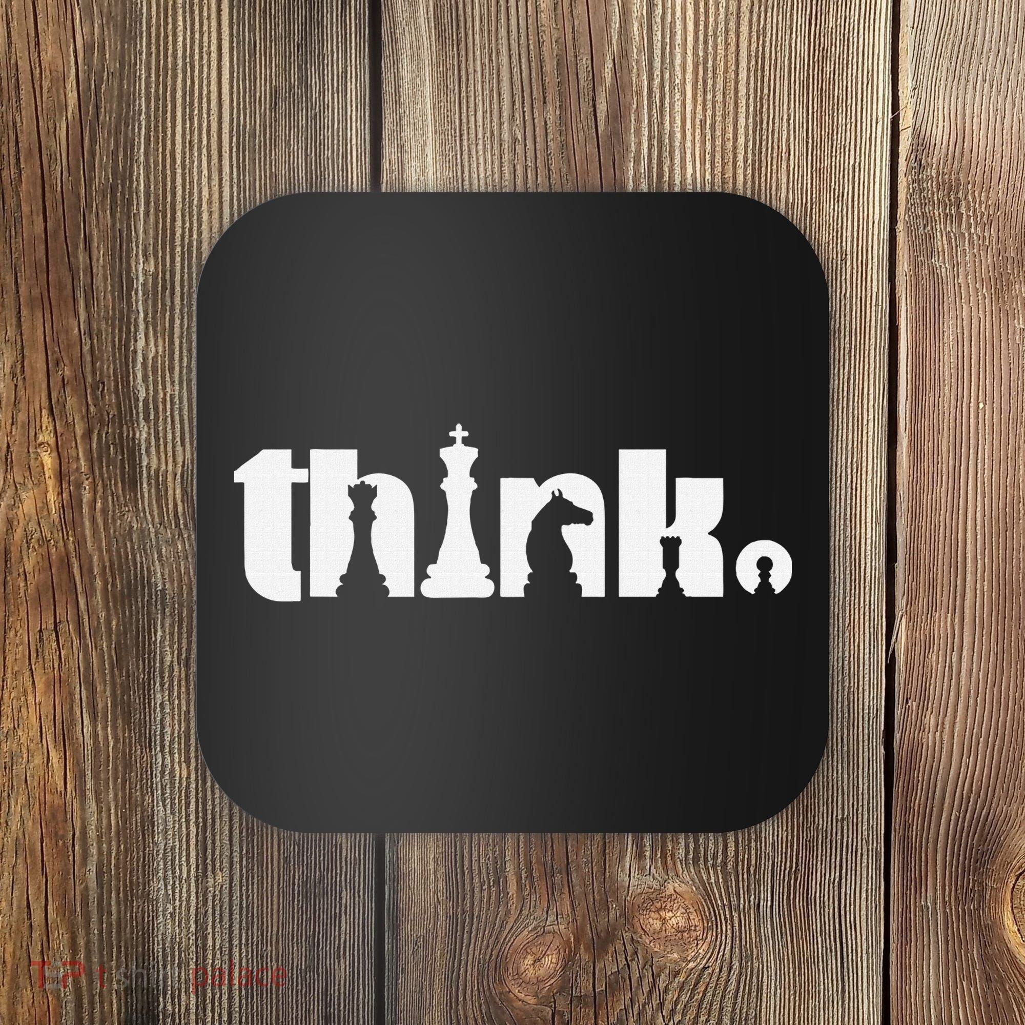 Think Chess Player Chess Game Coaster