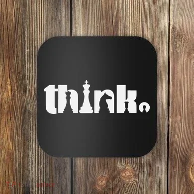 Think Chess Player Chess Game Coaster