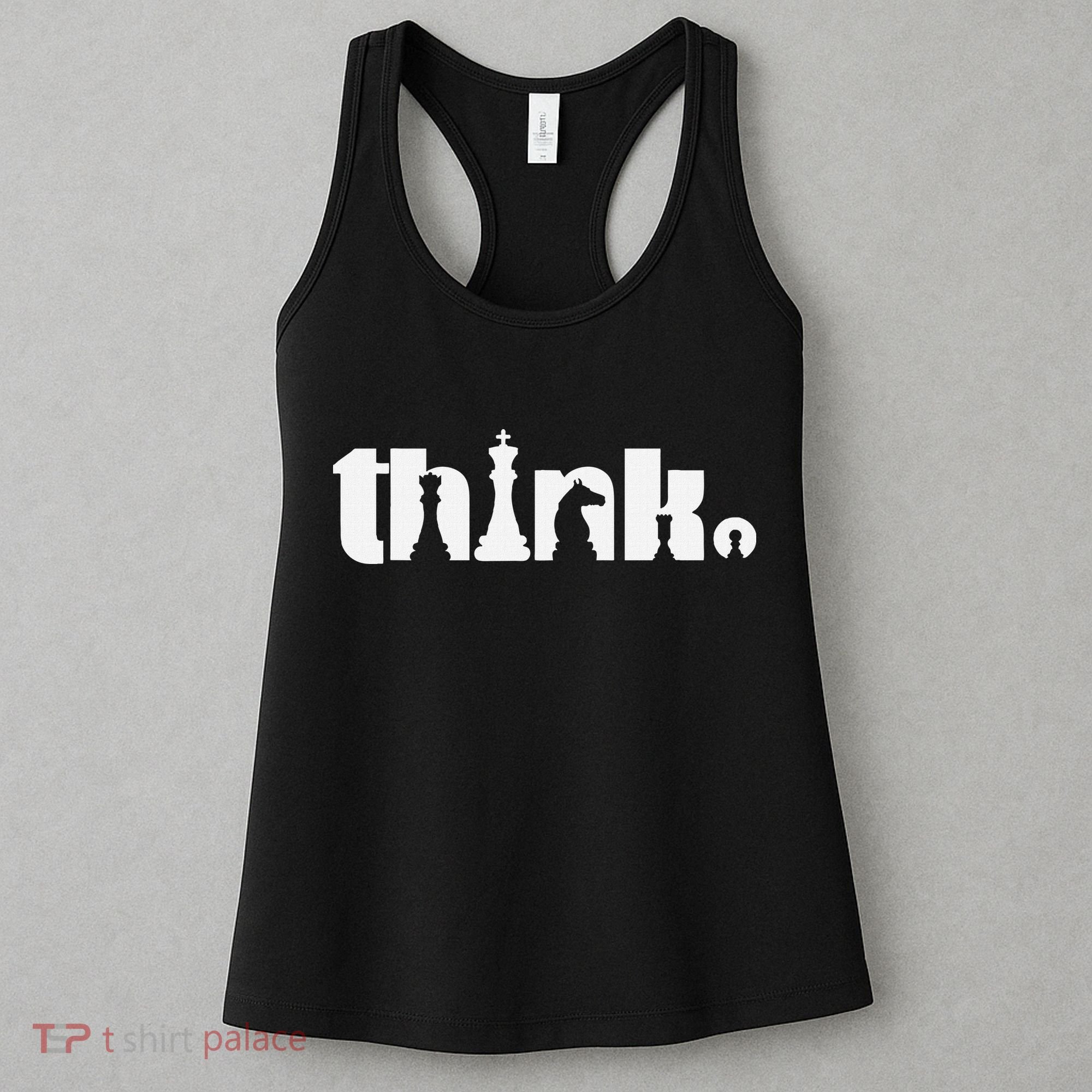 Think Chess Player Chess Game Women's Tank Top
