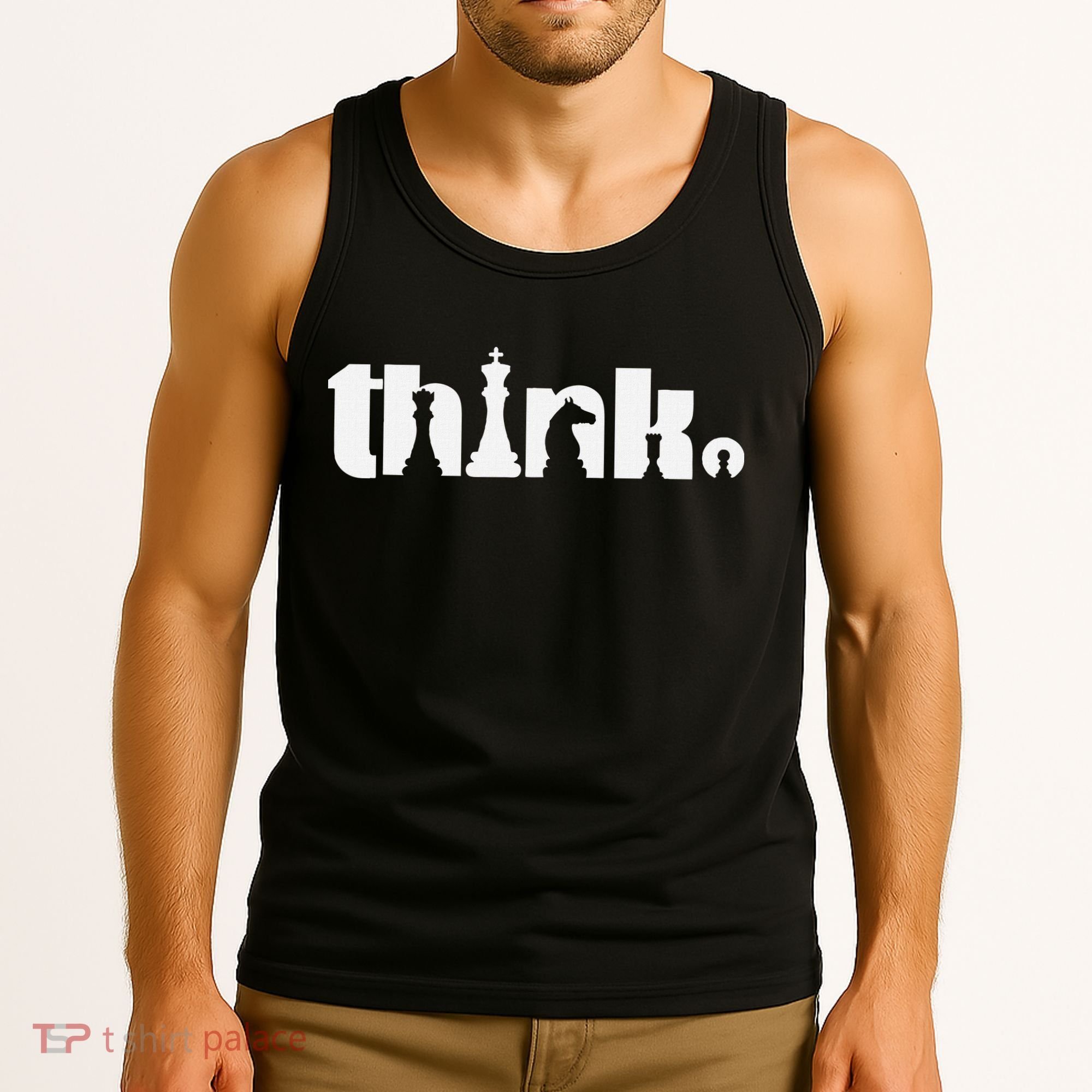 Think Chess Player Chess Game Tank Top
