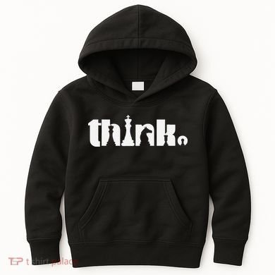 Think Chess Player Chess Game Kids Hoodie