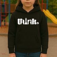 Think Chess Player Chess Game Kids Hoodie thumb 3